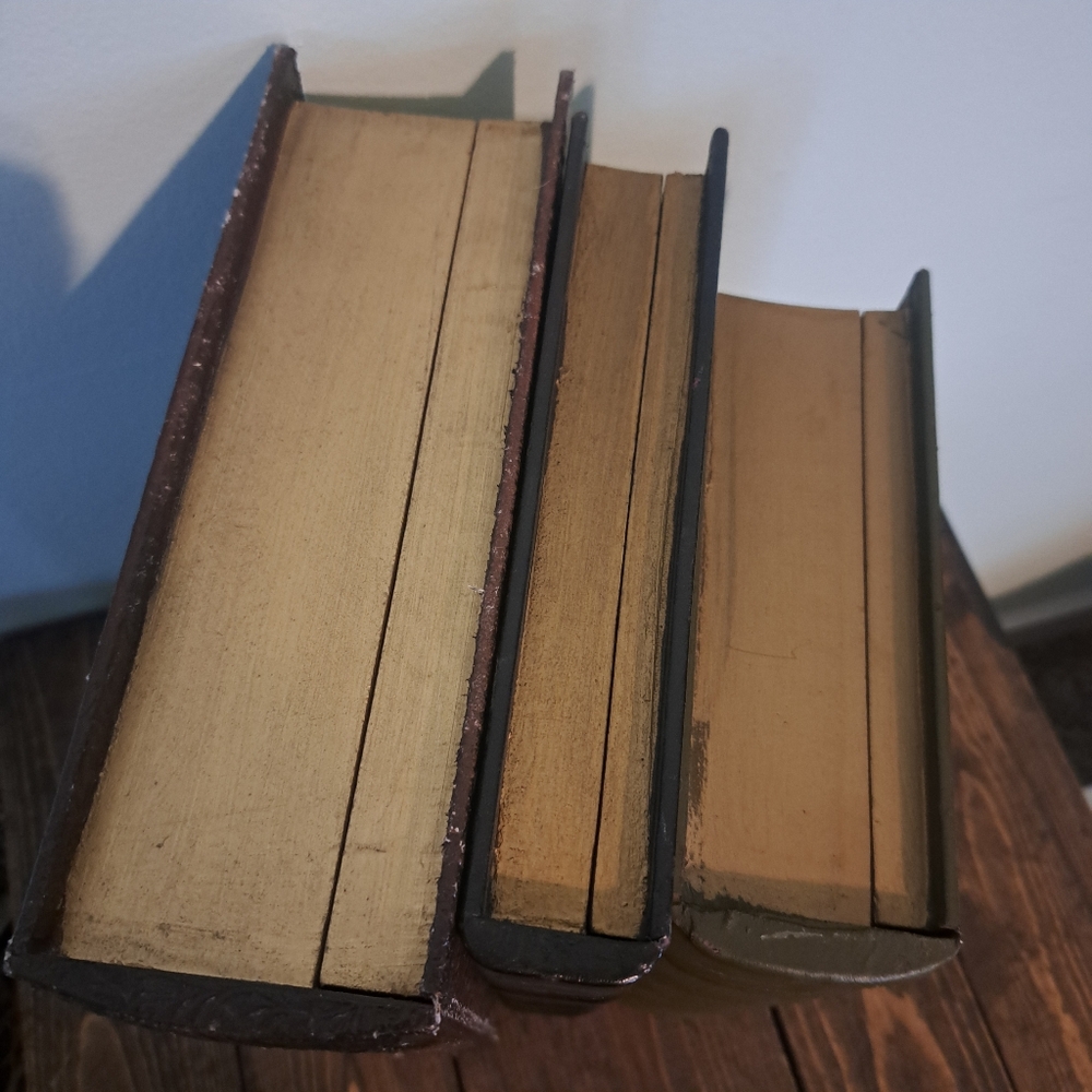 Leather/ Vintage Looking book Storage boxes - Picture 2 of 9